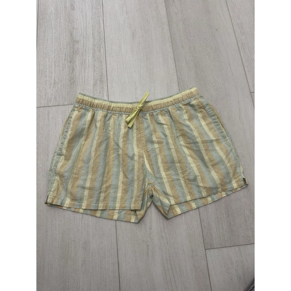 Patagonia Striped Yellow and Blue Women's Shorts